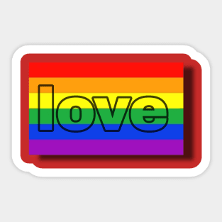pride month love Sticker